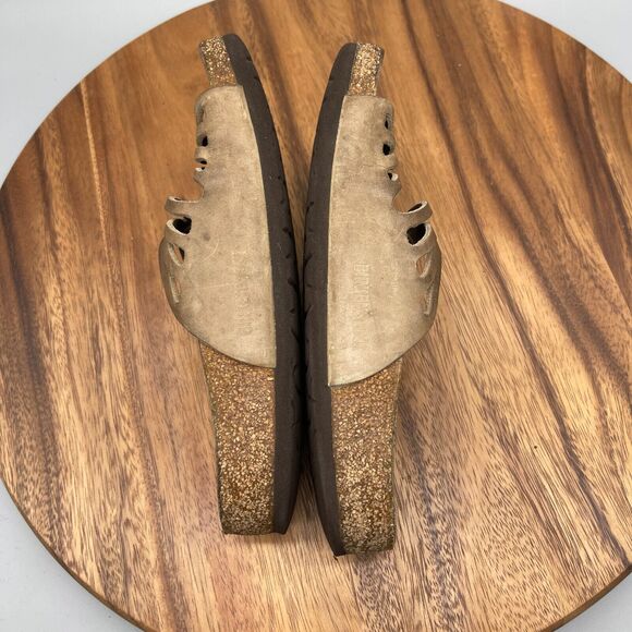 Birkenstock Granada Brown Leather 2 Strap Womens Size 6 / 37 - Picture 6 of 8